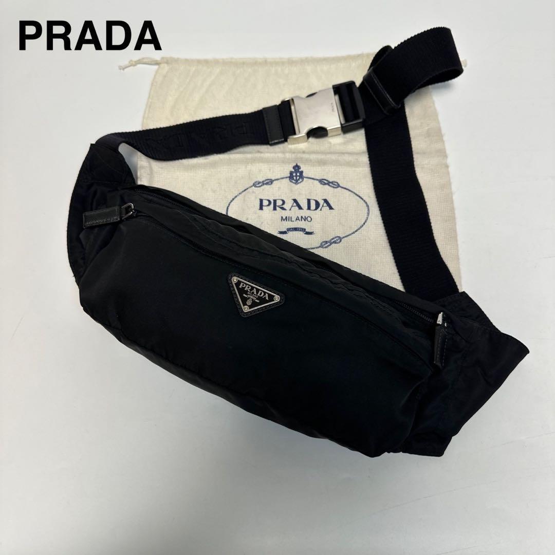 2026年最新】Yahoo!オークション -プラダ ウエストポーチの中古品