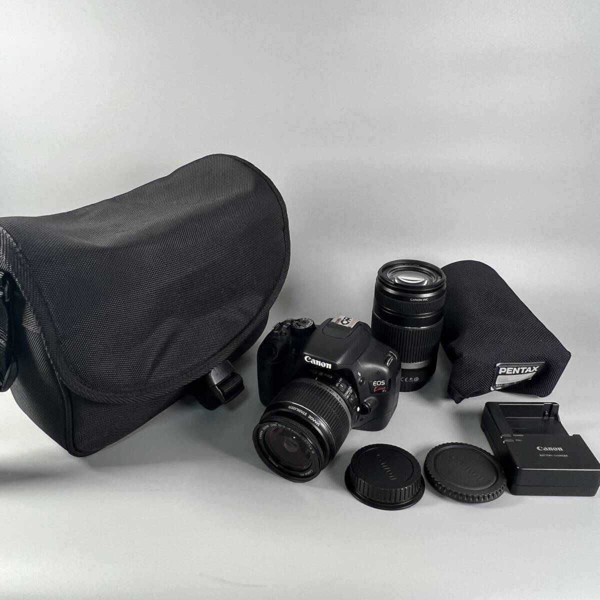 Yahoo!オークション -「canon eos kiss x4 ダブルズームキット」の落札