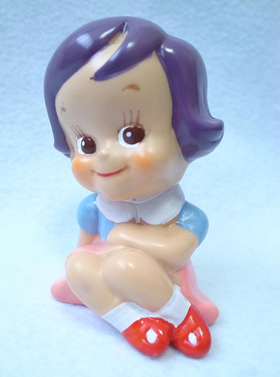 値下げ❗️まとめ売り❗️22㎝のばらちゃん座り❗️勧業銀行 ソフビ