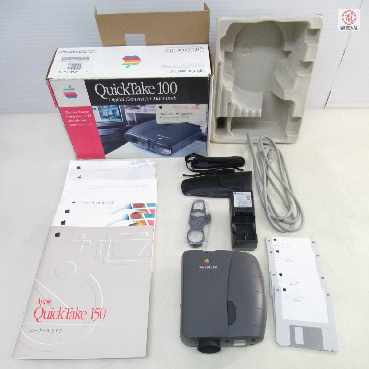Apple QuickTake 150 純正ACアダプター付き ジャンク Apple QuickTake