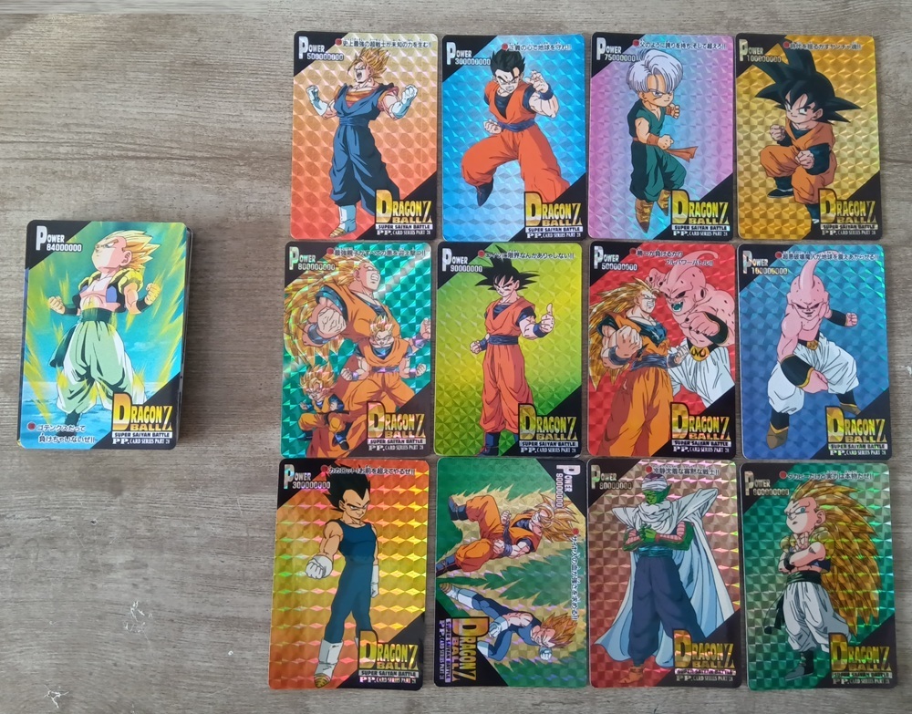 1991年製 全初版 本弾 第8弾 ドラゴンボールカードダス コンプ 全42種