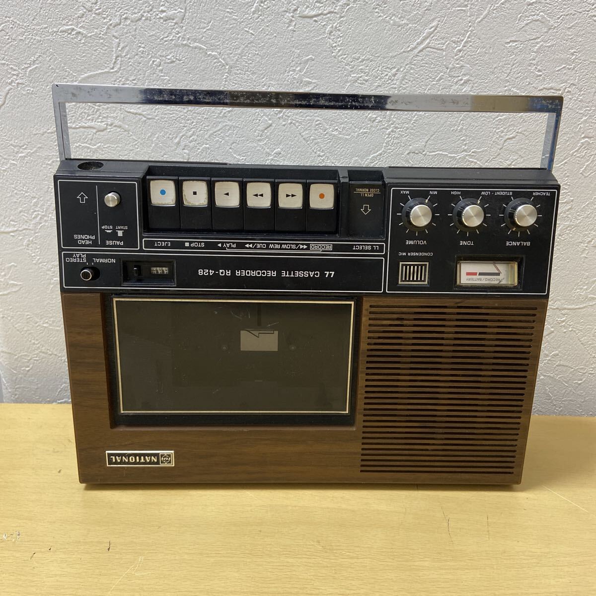 ハ*ト様 60L0108-10 National ポータブルカセットプレーヤー 2026年