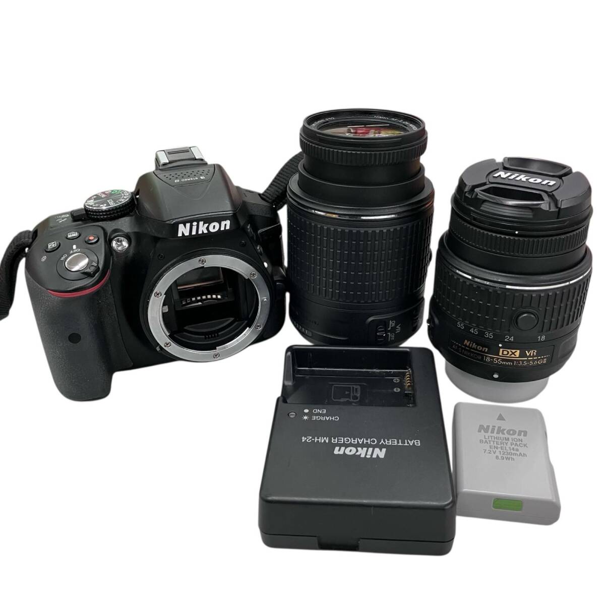 ニコン D5300 ダブルズームキット [ブラック] オークション比較 - 価格.com