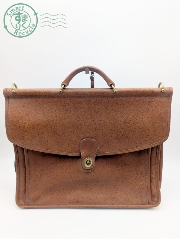 Yahoo!オークション -「コーチ ビジネスバッグ グラブタンレザー」の