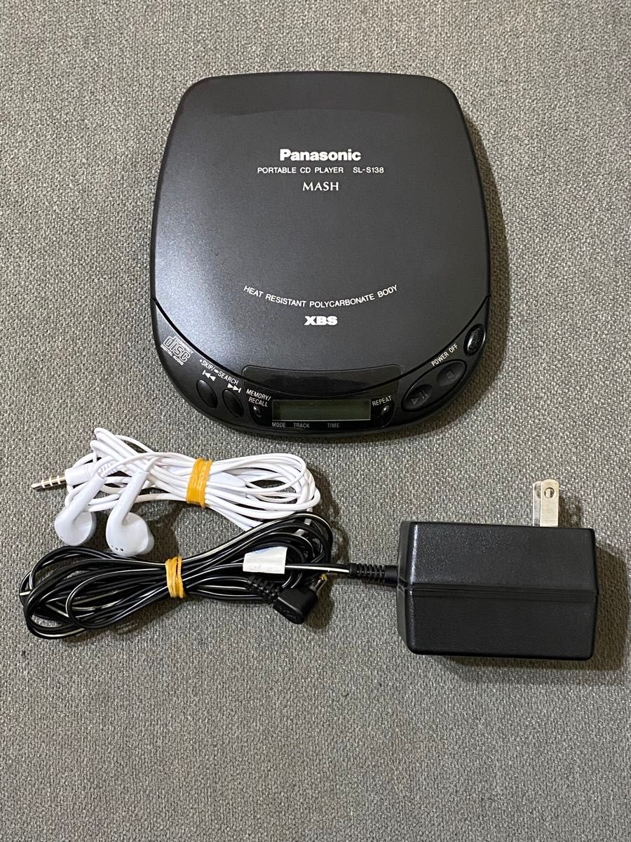 ジャンク品】Panasonic SL-S100 ポータブルCDプレーヤー 全く動作しま