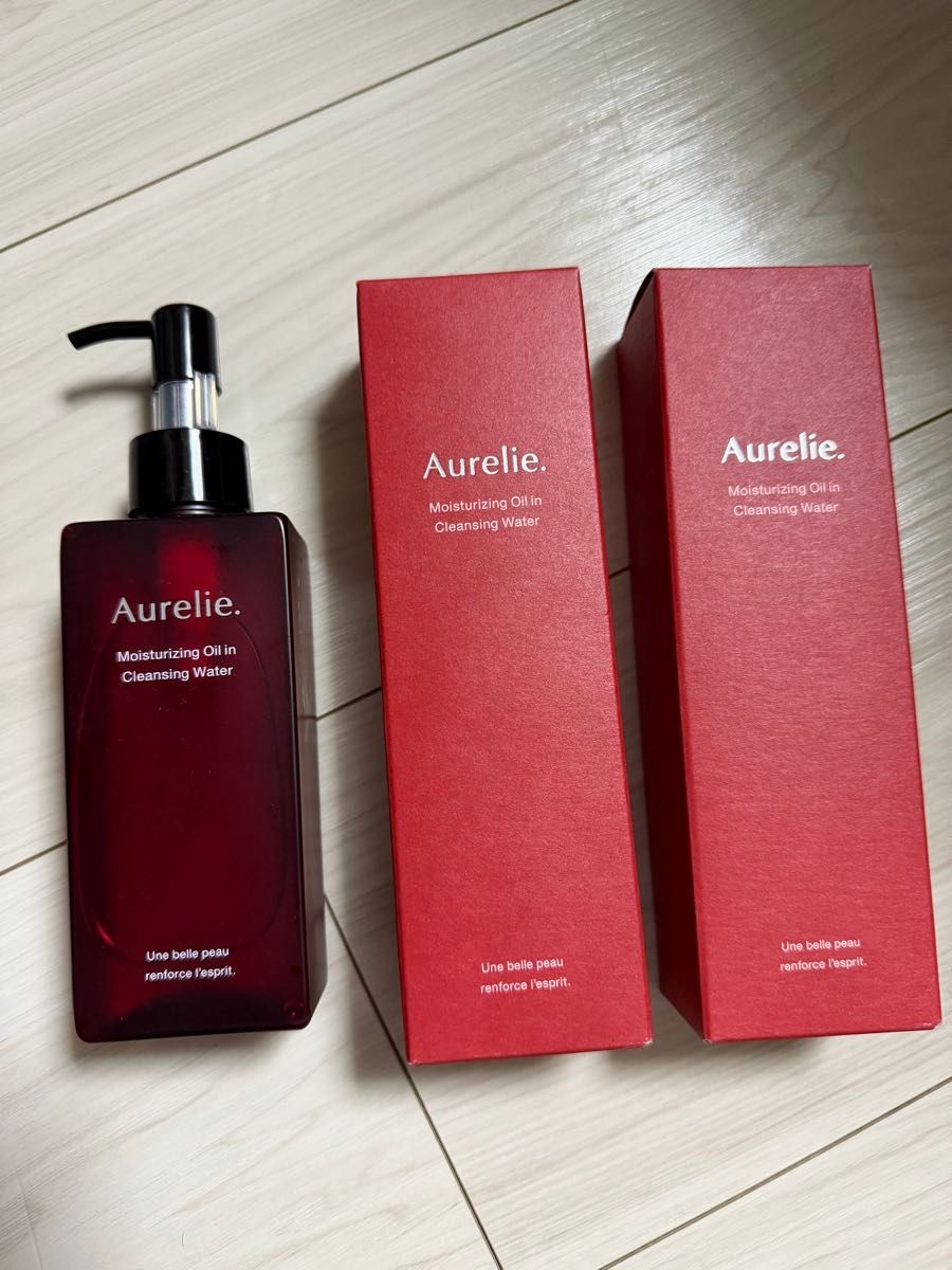Aurelie モイスチャライジングオイルインクレンジングウォーター 2本