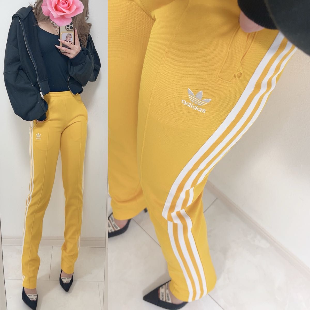 MLB NYヤンキース トラックジャケット オフホワイト ラインジャージ