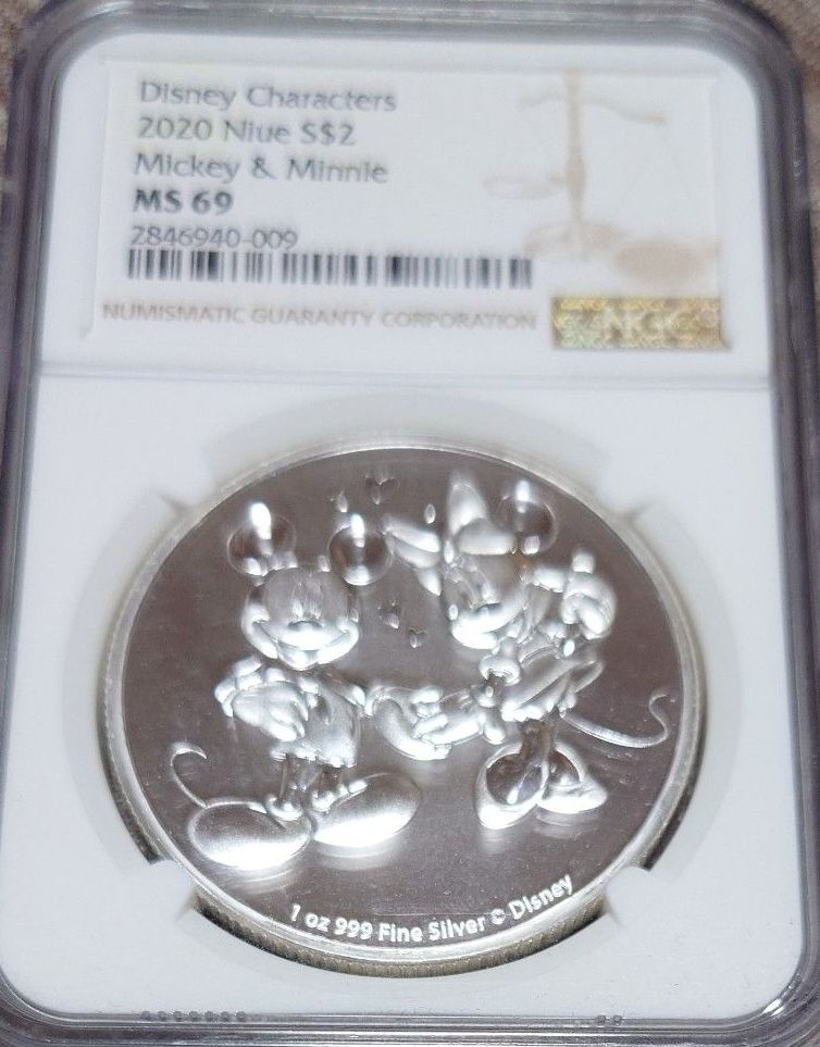 本物保証】2017年 ニウエ ミッキーマウス 蒸気船ウィリー 1oz 銀貨 2