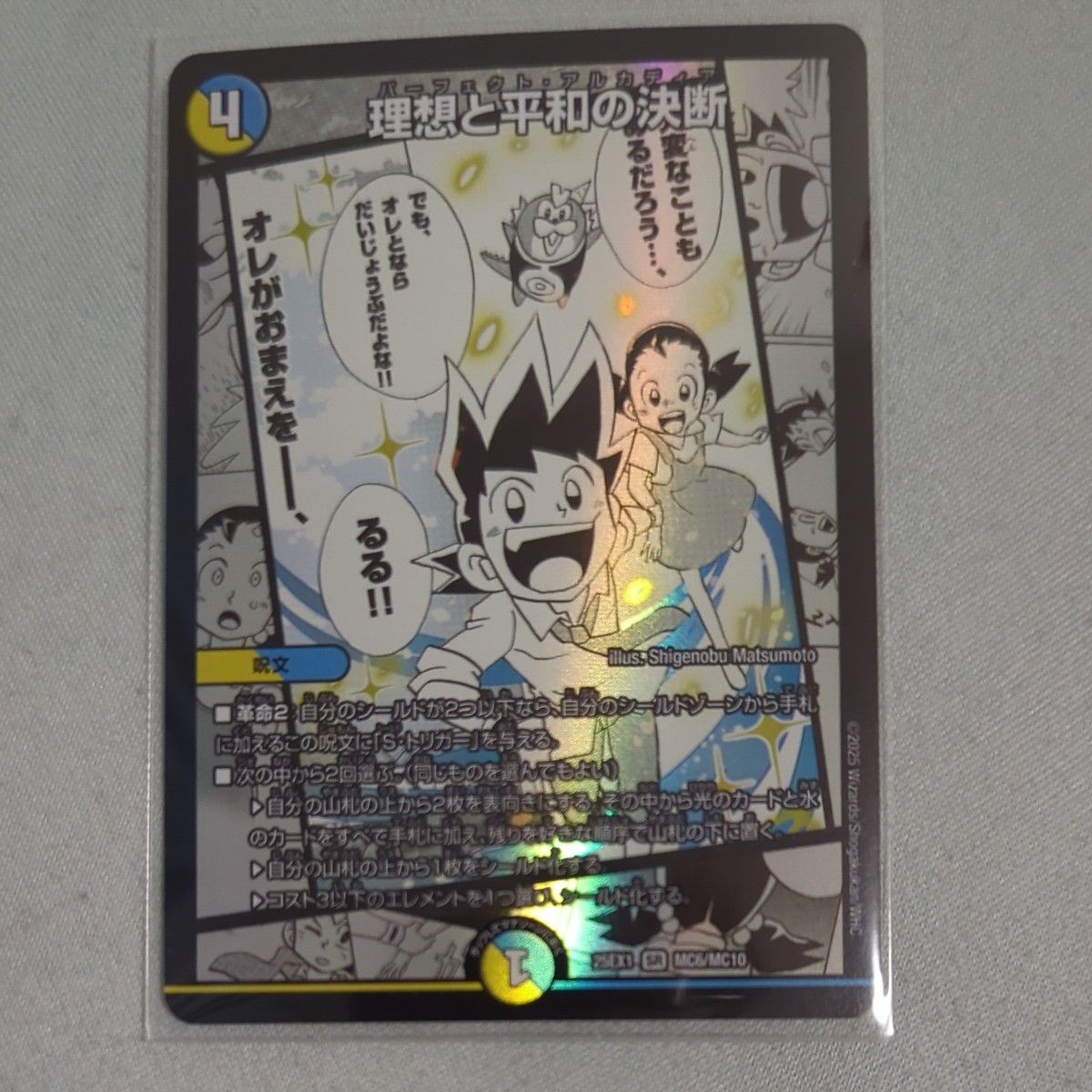 デュエルマスターズ 神アート 理想と平和の決断 パーフェクト