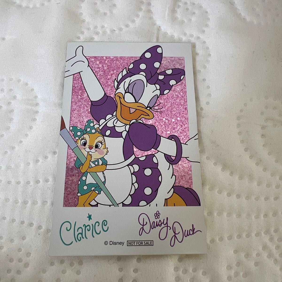 ディズニー GO FOR IT ナムコ限定 オリジナルステッカー クラリス