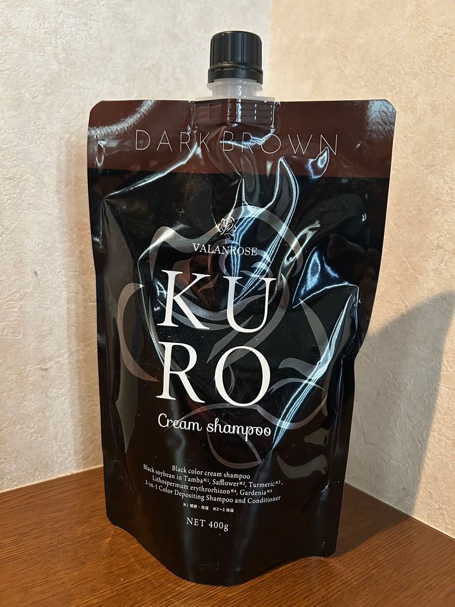 バランローズKURO クリームシャンプー ダークブラウン 400g｜Yahoo