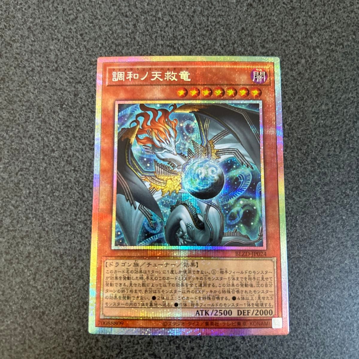 遊戯王 調和ノ天救竜 ハルモニア シークレット ブレイジングドミニオン