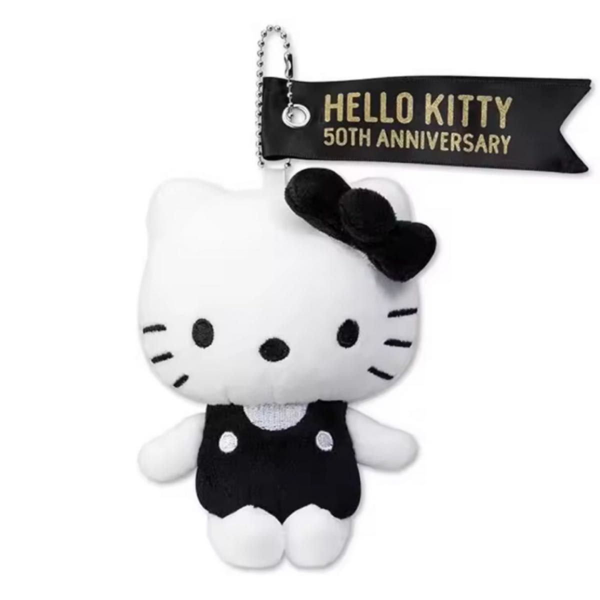 ハローキティ50周年 マスコットチャーム アベイル シルバー ぬいぐるみ