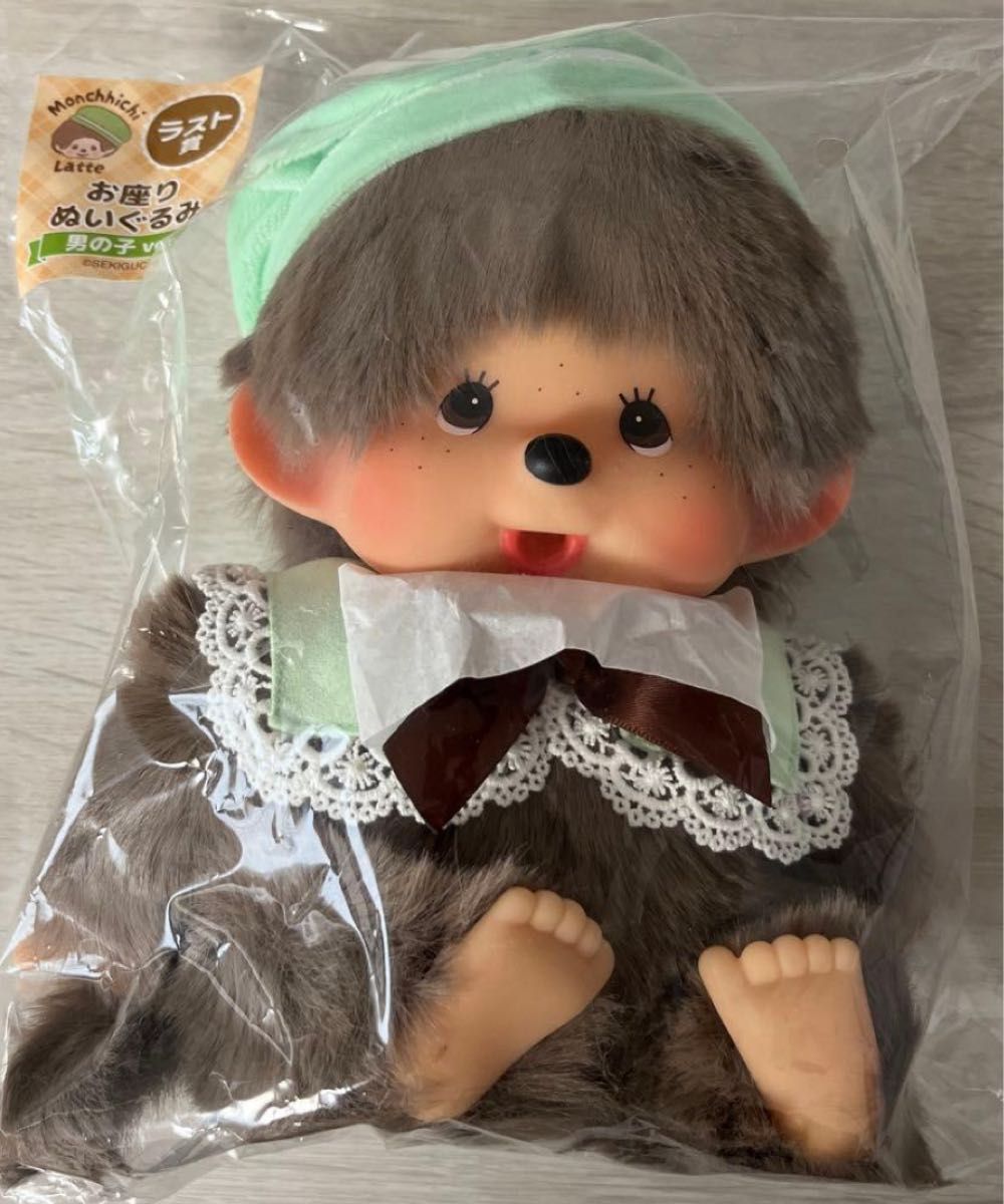 おまけ付きモンチッチ monchhichi お座りぬいぐるみ 一番くじ 2点