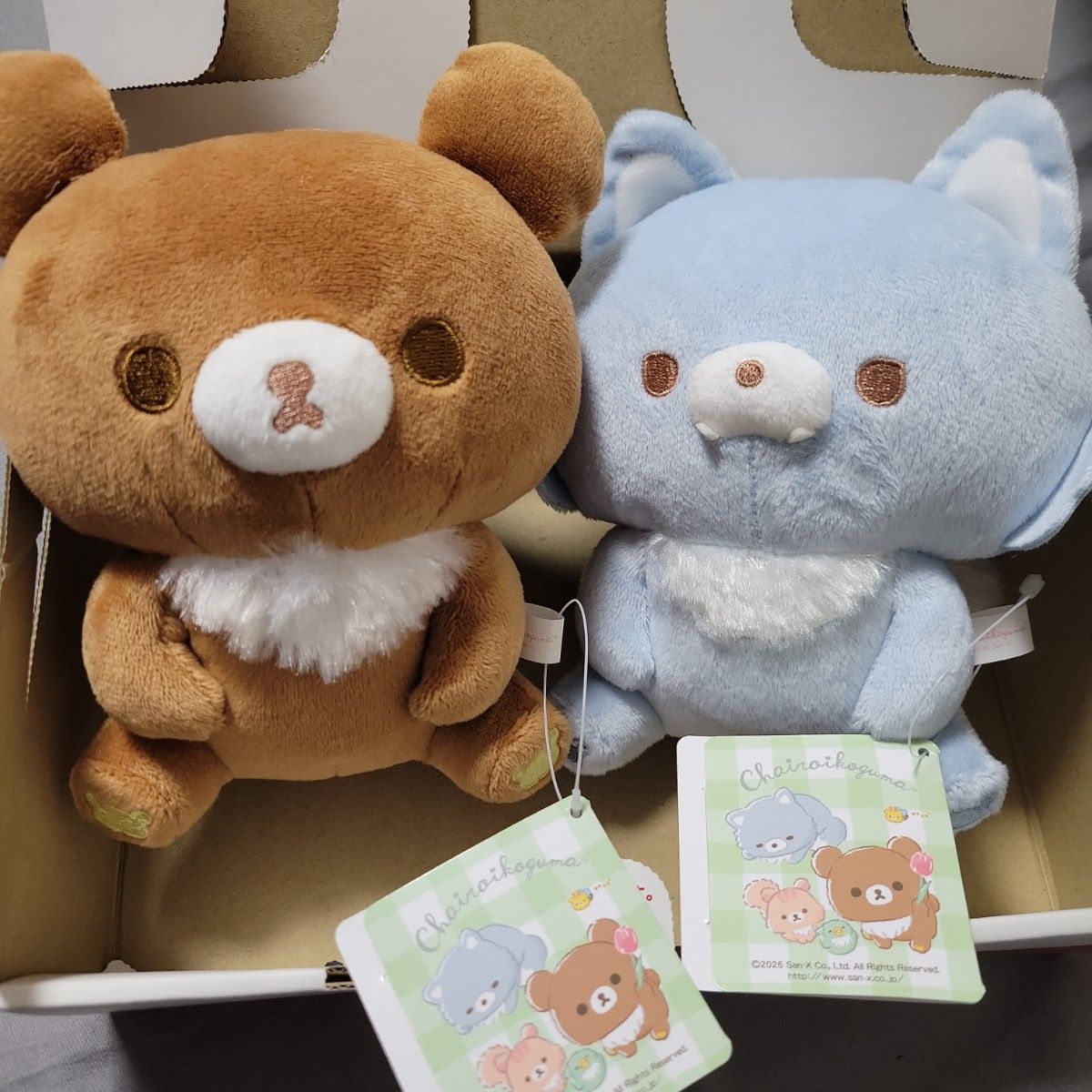 リラックマ チャイロイコグマのお友達 みあげておすわりぬいぐるみ