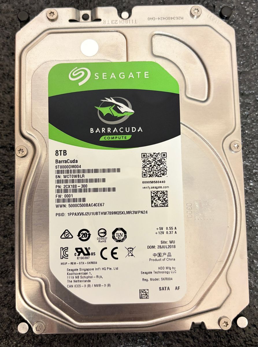 Seagate Barracuda 8TB HDD 使用時間 232時間｜Yahoo!フリマ（旧PayPay