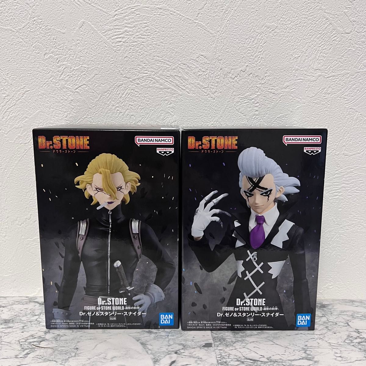 Dr STONE FIGURE of STONE WORLD-造形の科学-Dr ゼノ＆スタンリー