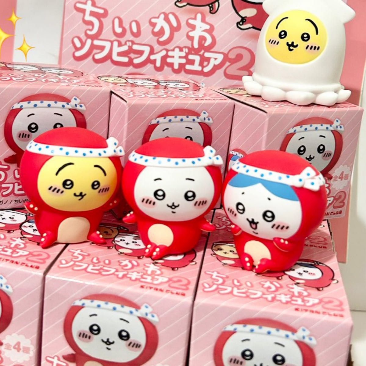 祈福達摩 全5+1種 2026年台湾限定 7-11ちいかわだるまフィギュア