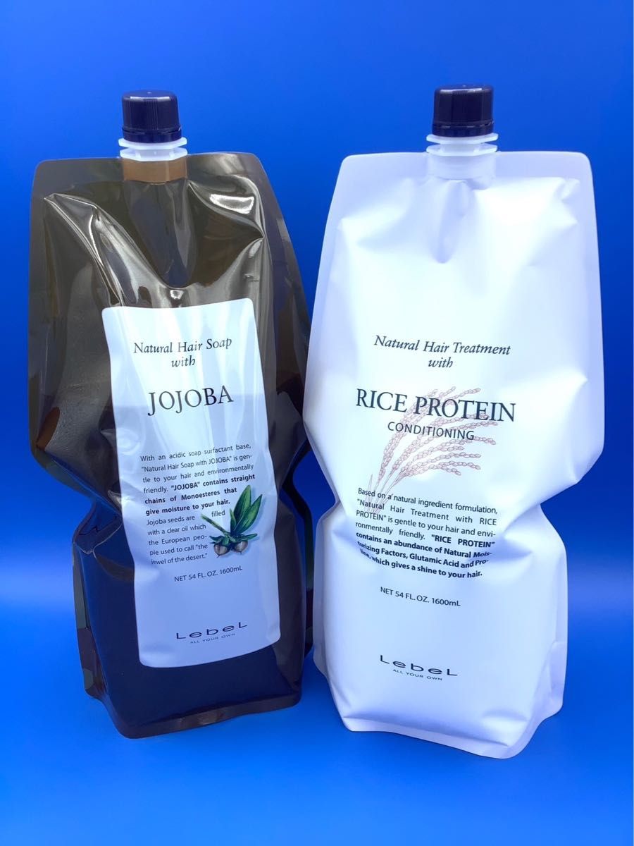 乾燥気味の髪の方にルベルホホバシャンプー1本ライスプロテイン2本各