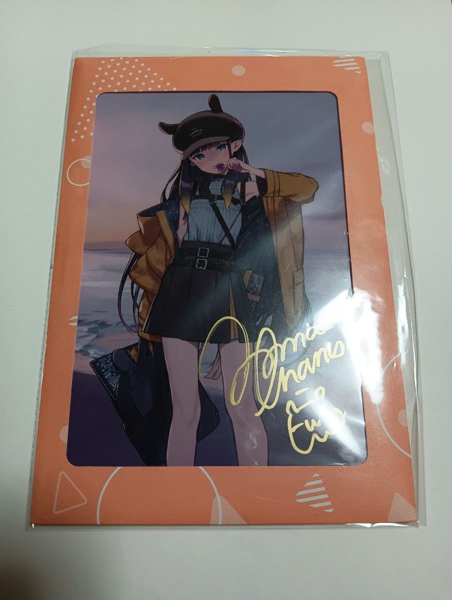 ホロライブ さくらみこ 初個人ボイス 直筆サイン入りポストカード