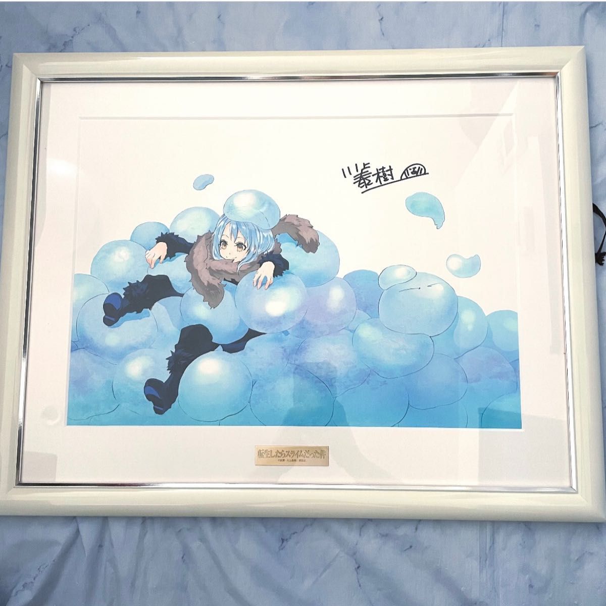 転スラ 川上泰樹先生複製サイン入り ミストグラフ ミリム 【完全受注