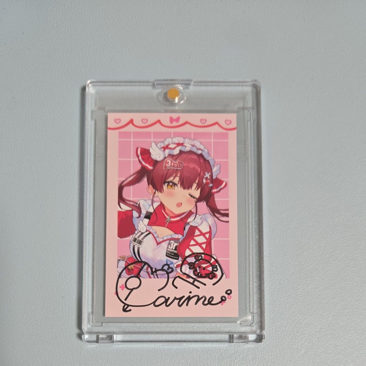 響咲リオナ 誕生日記念2025 ホロライブ 直筆サイン チェキ風カード