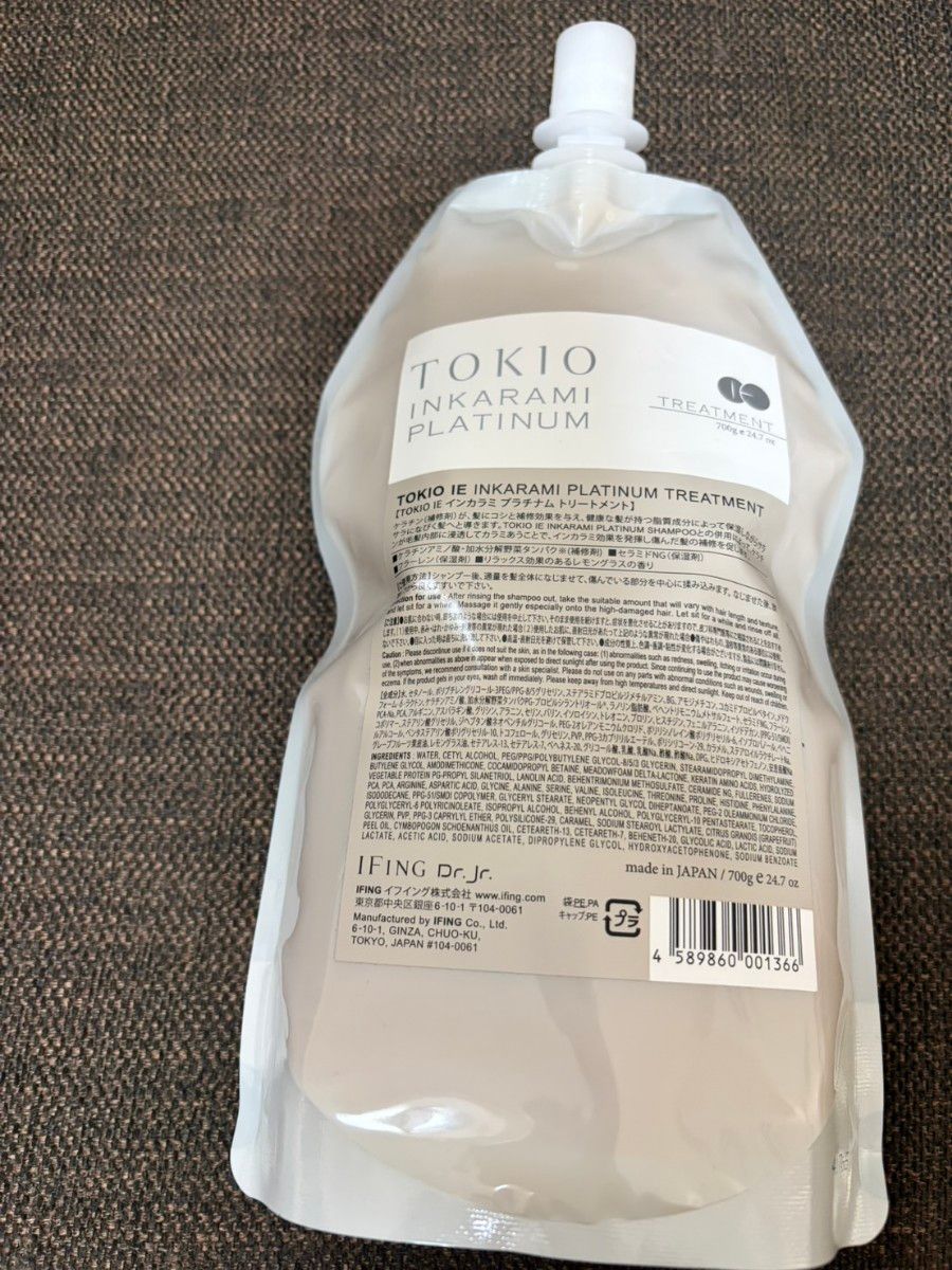 TOKIO トキオインカラミプレミアムシャンプー700mlトリートメント 700g