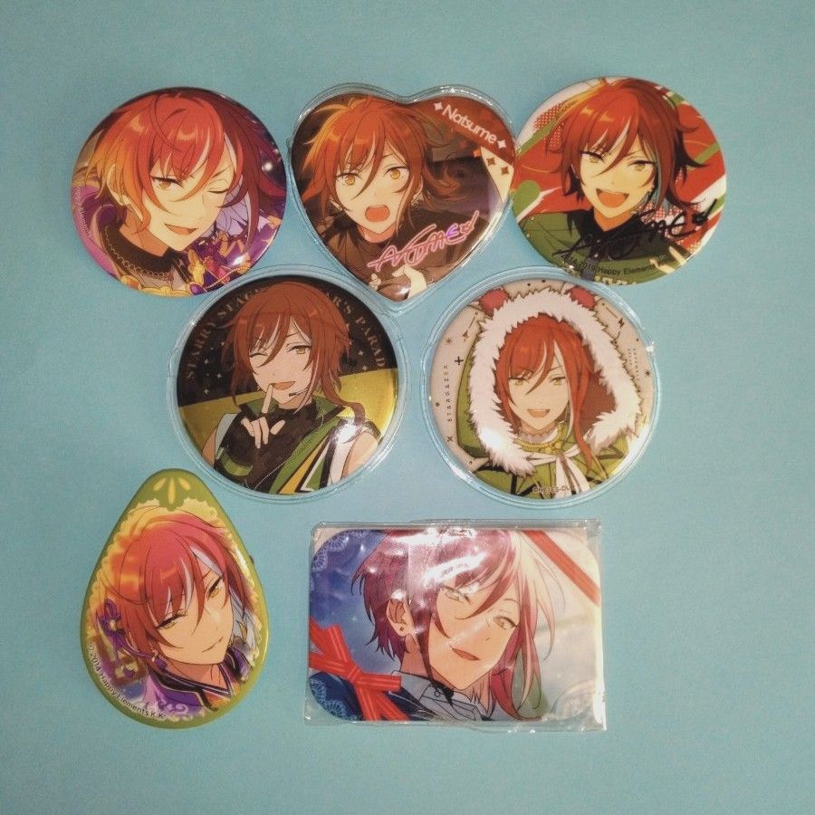 あんさんぶるスターズ あんスタ 五奇人 缶バッジ 夏目 エレメント 逆先