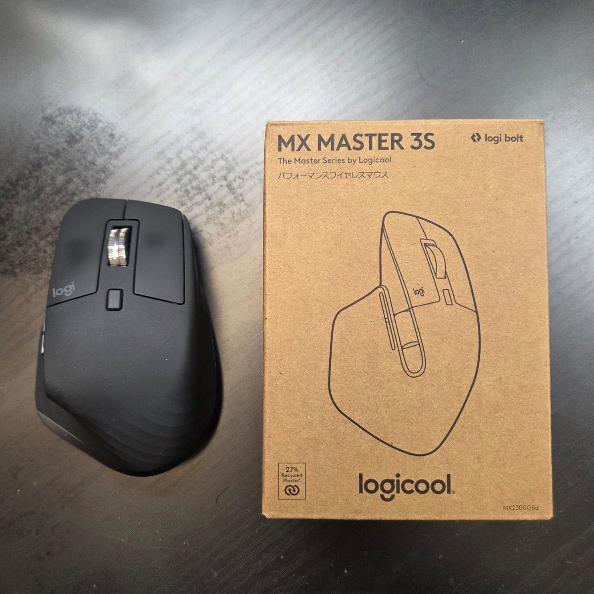 開封のみ Logicool MX Master 3S ワイヤレスマウス MX2300GRd
