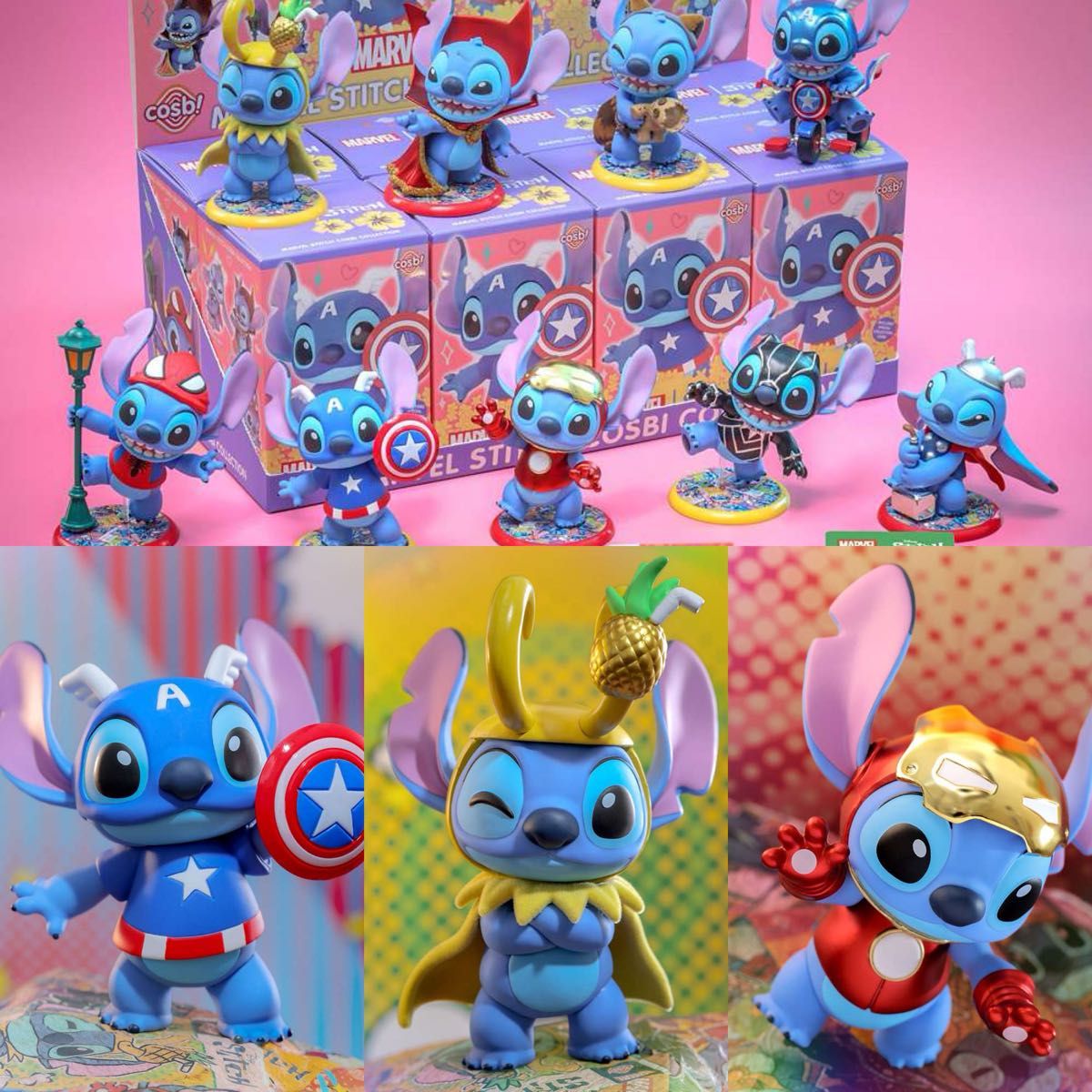 マーベル スティッチ アイアンマン COSBI COLLECTION｜Yahoo!フリマ