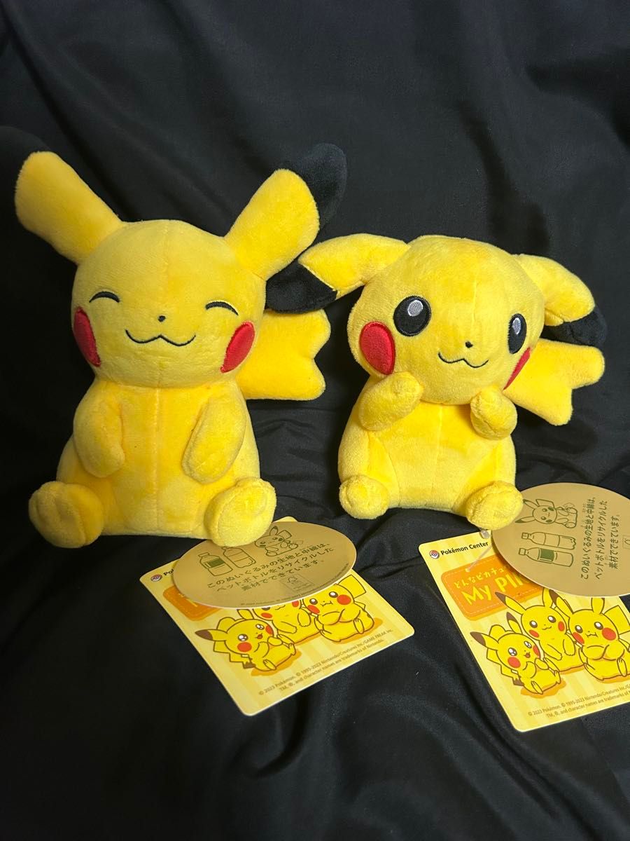 マイピカチュウ PIKACHU ポケモンセンター 垂れ耳 ぽっちゃり にっこり