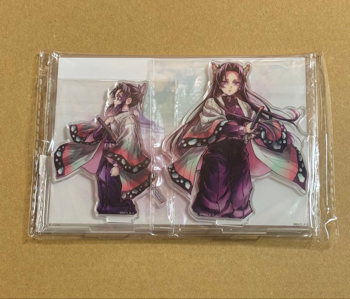 鬼滅の刃 WEBSHOPくじ A賞 ビッグアクリルスタンドキット しのぶと