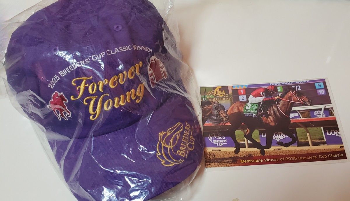 フォーエバーヤング オリジナルキャップ welcomeチャンス jra 競馬