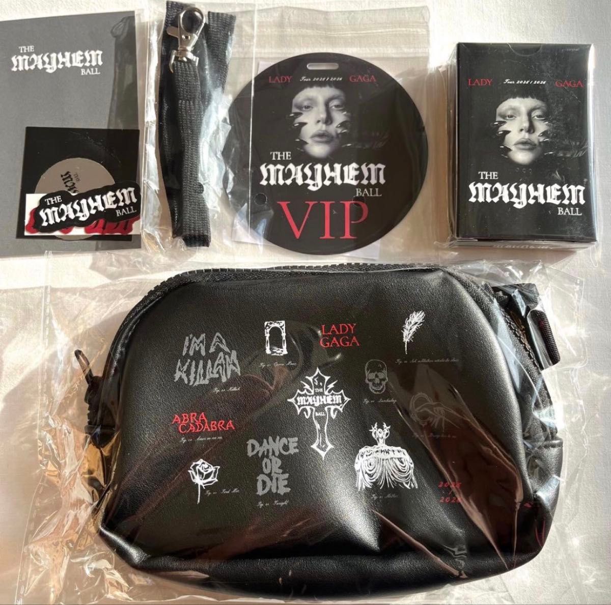 新品 未開封 Lady Gaga 2026 VIP SILVER THE MAYHEM BALL ガガ グッズ