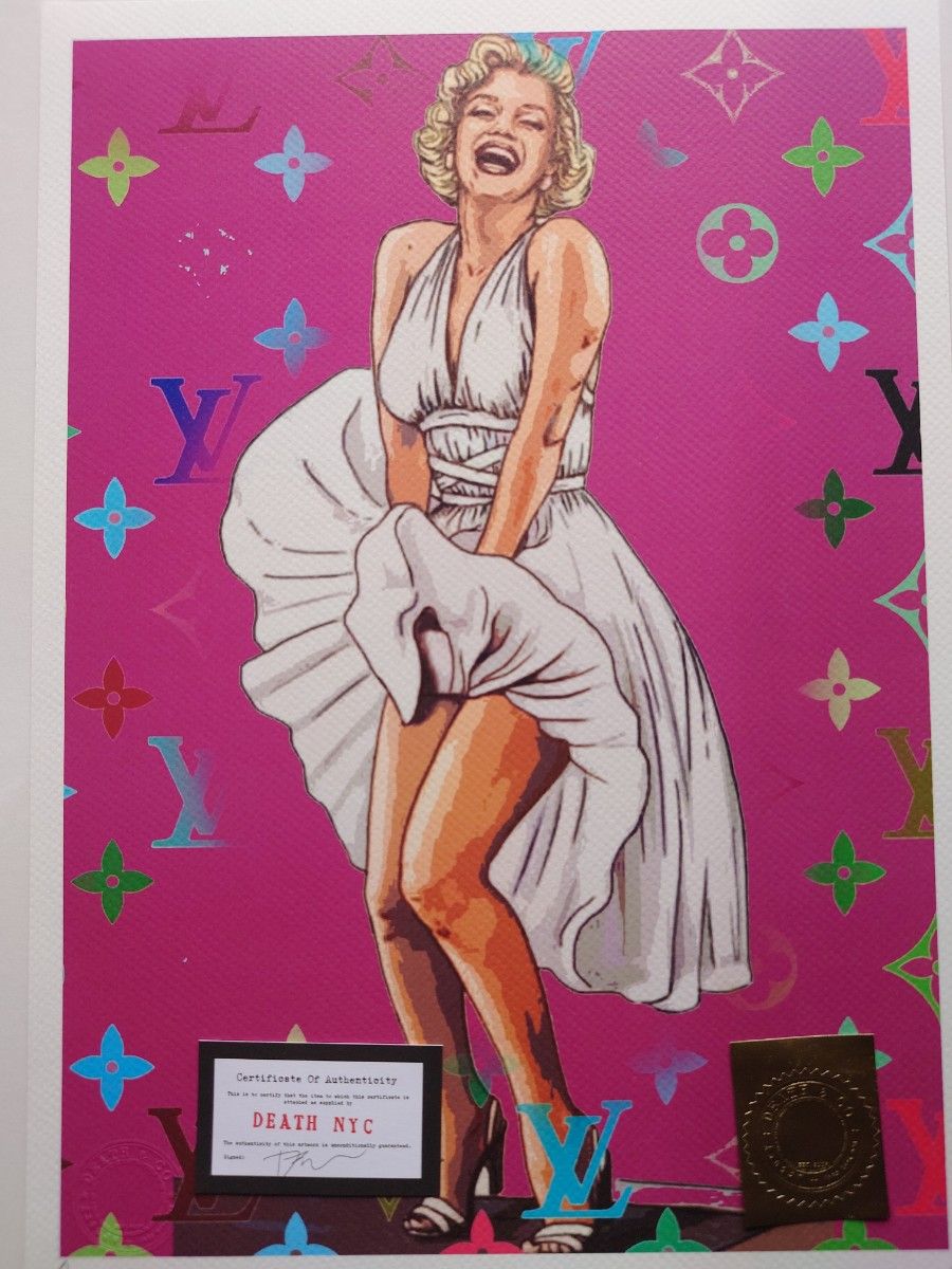 額込 DEATH NYC 現代アート ポップアート アートポスター ル｜Yahoo