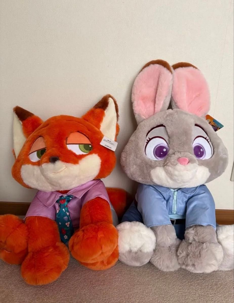 ディズニー ズートピア うるぽちゃちゃん ぬいぐるみ 2個セット