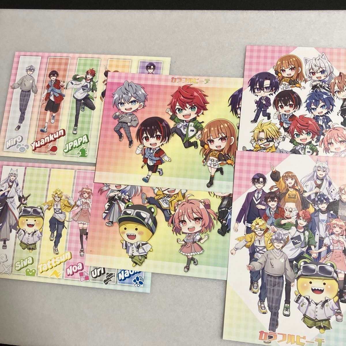 カラフルピーチ 展示会 トレカ からぴちミュージアム 55種フルコンプ