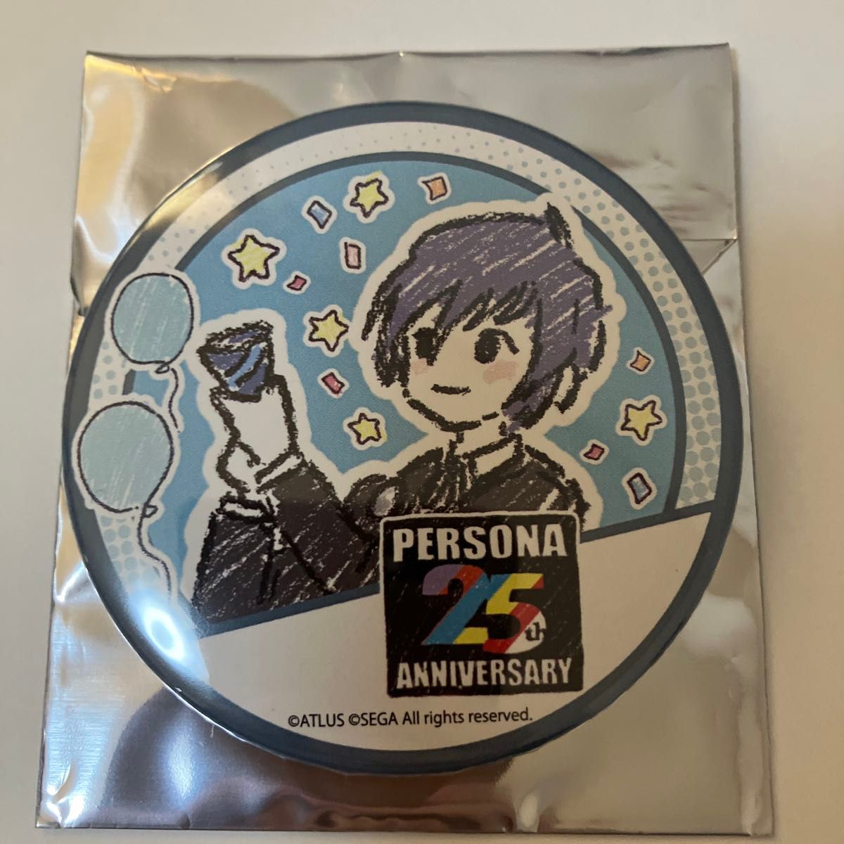 ペルソナ3 缶バッジ 主人公 結城理 ATLUS SEGA｜Yahoo!フリマ（旧