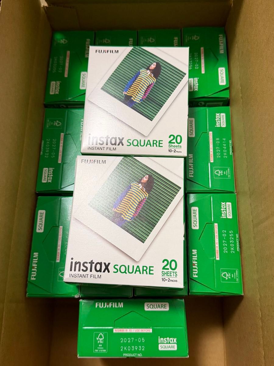 新品未使用チェキフィルム instax mini10枚×60箱 600枚分｜Yahoo