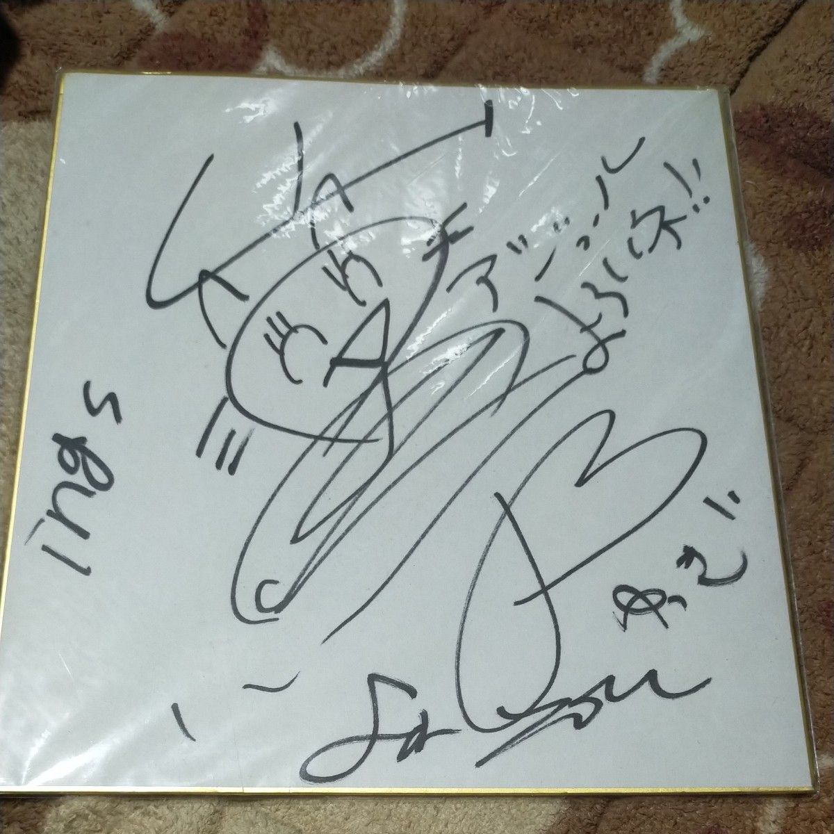 小泉進次郎氏直筆サイン色紙｜Yahoo!フリマ（旧PayPayフリマ）