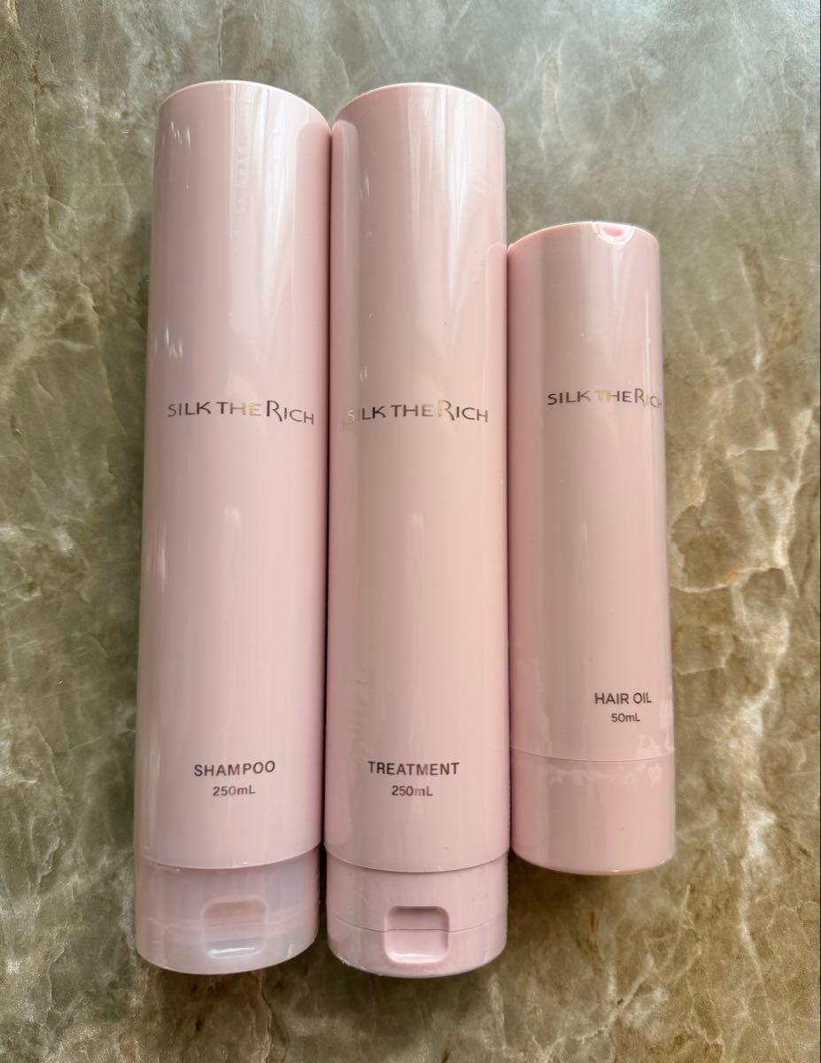シルクザリッチ SILK THE RICH ピンク シャンプー&トリートメント