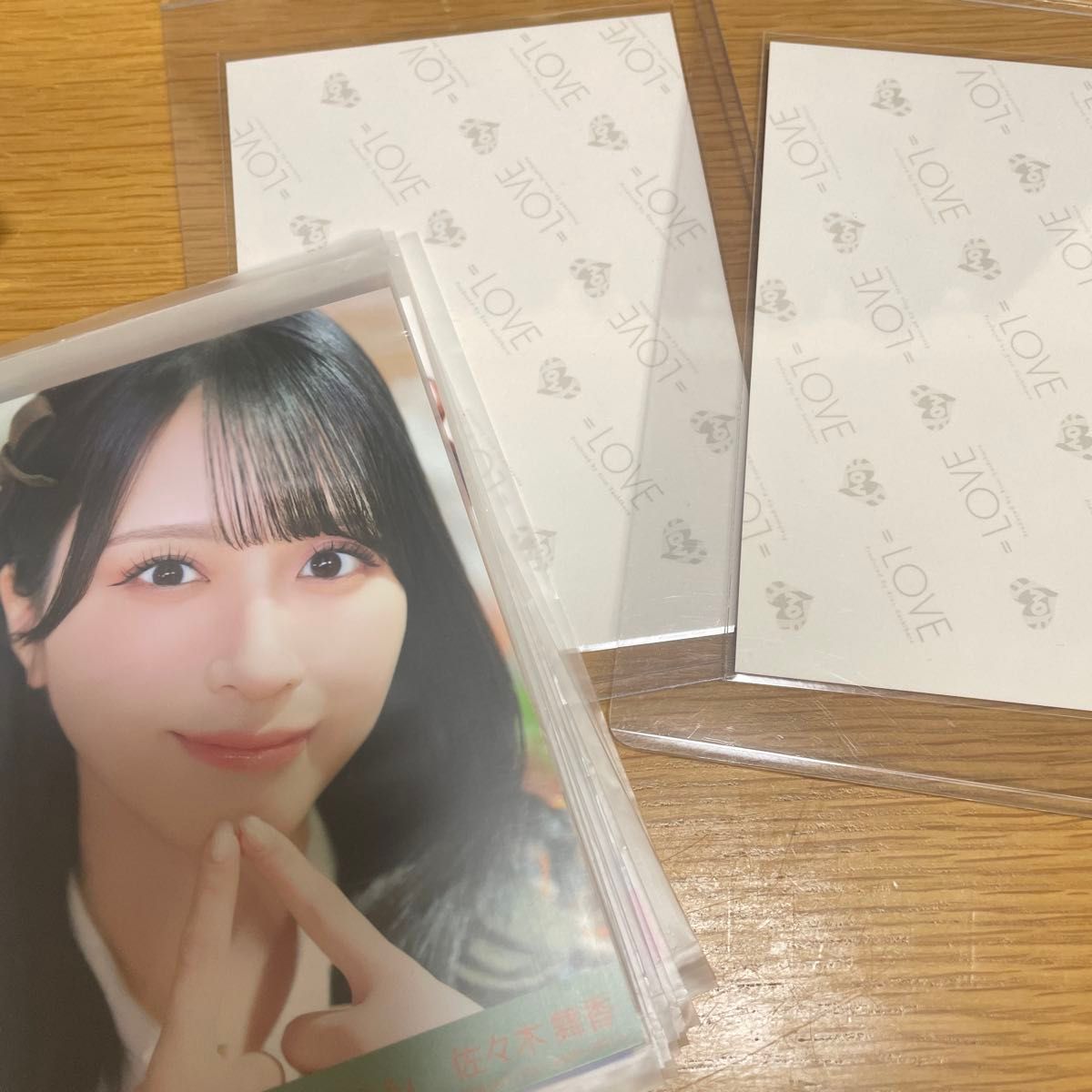 イコラブ ＝LOVE 大場花菜 直筆 ラブソングに襲われる ジャケット写真