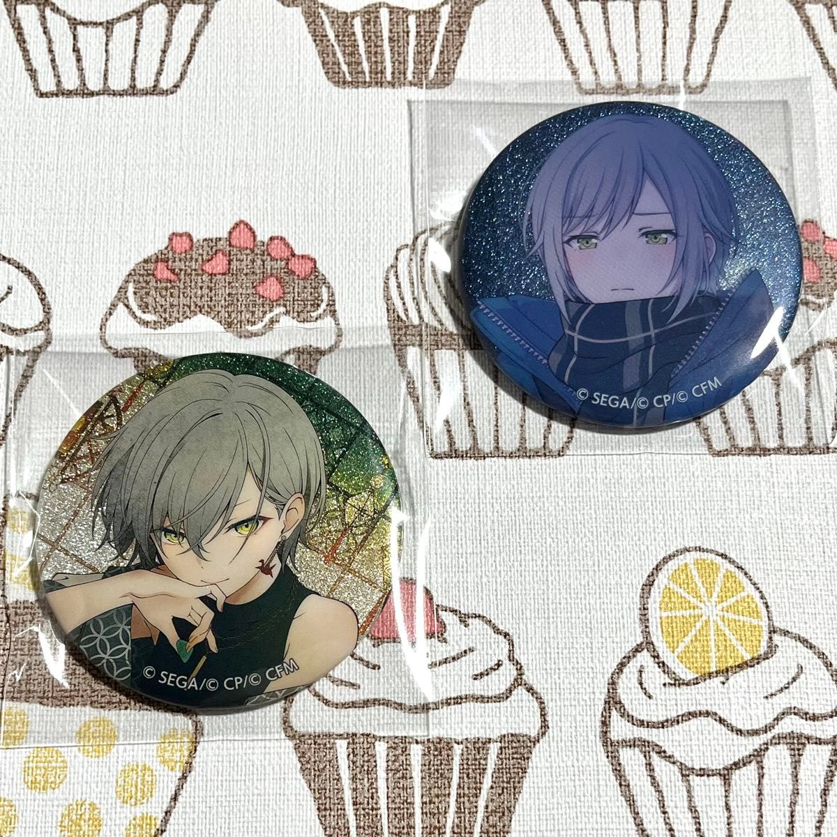 日野森志歩 缶バッジ プロセカ プロジェクトセカイ 36C グリッター缶