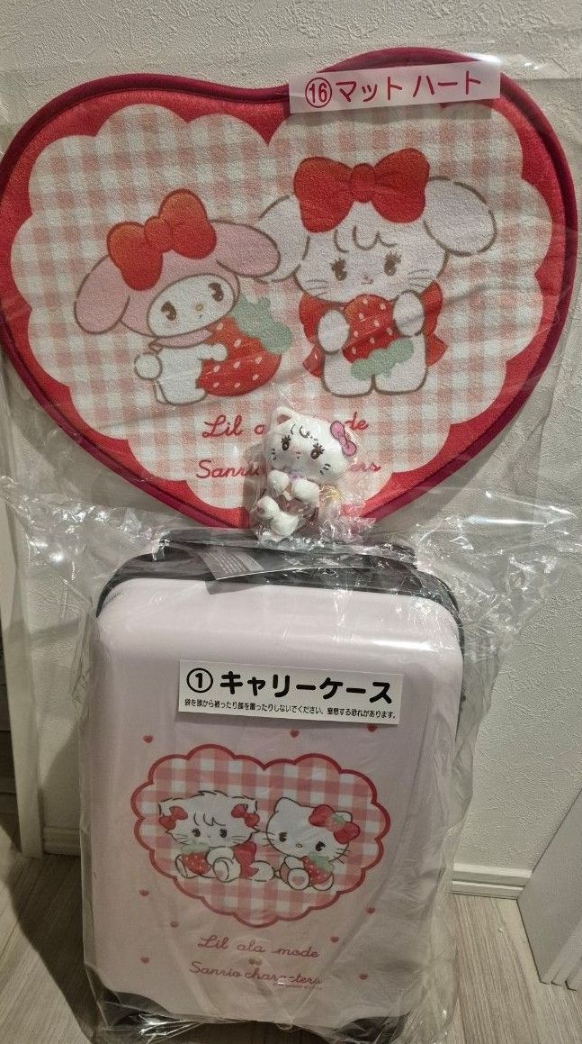 サンリオキャラクターズ ハローキティ キャリーケース ピンク Lil ala