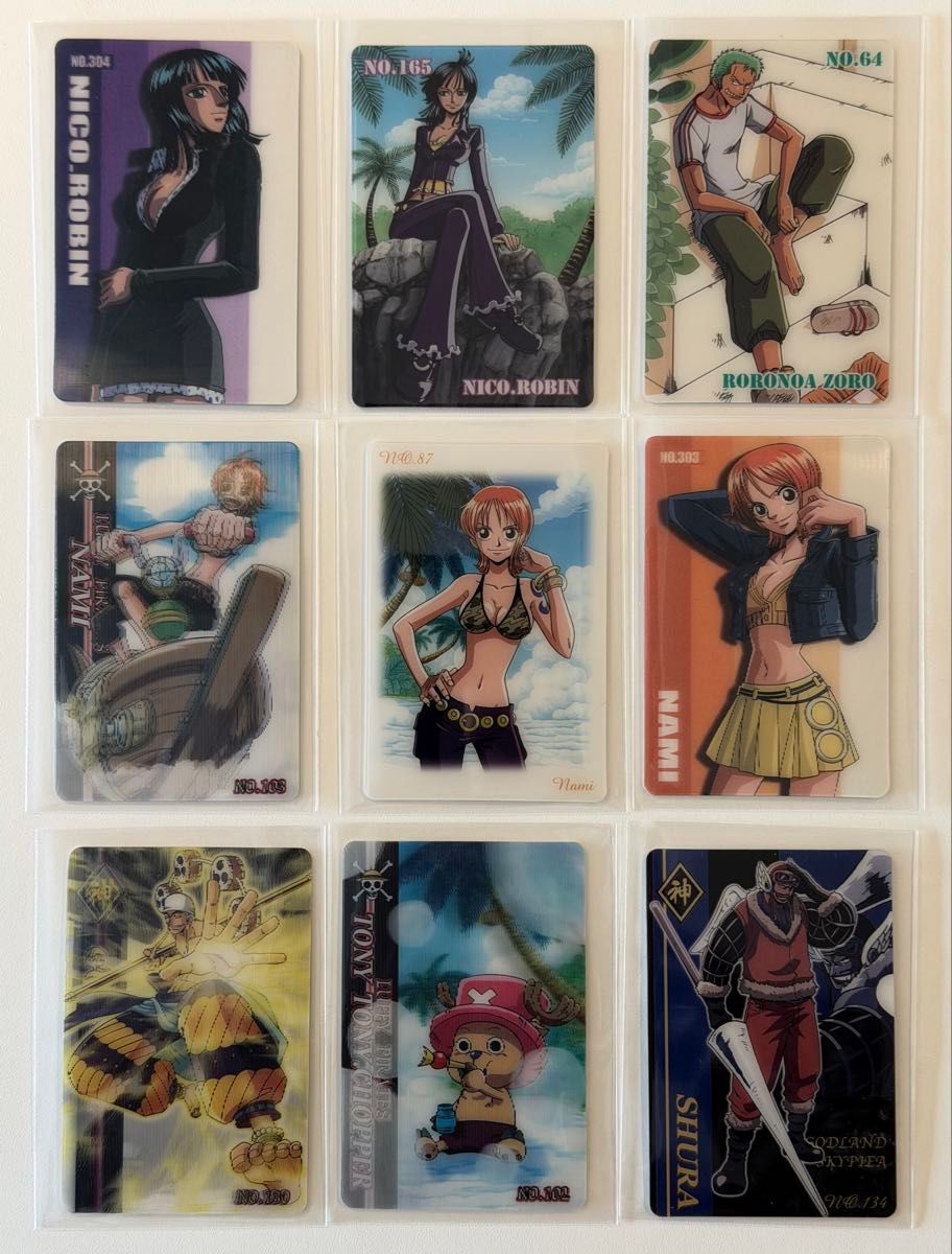 激レア】サーティワン ワンピース ナミ ハンコック 他 カード 6枚