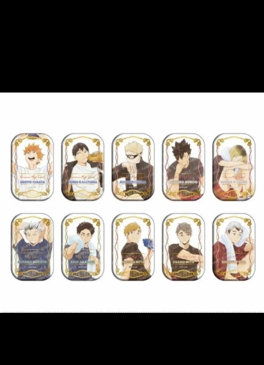 ハイキュー スクエア缶バッジ【BOX】（横断幕第二弾）＜セブンネット