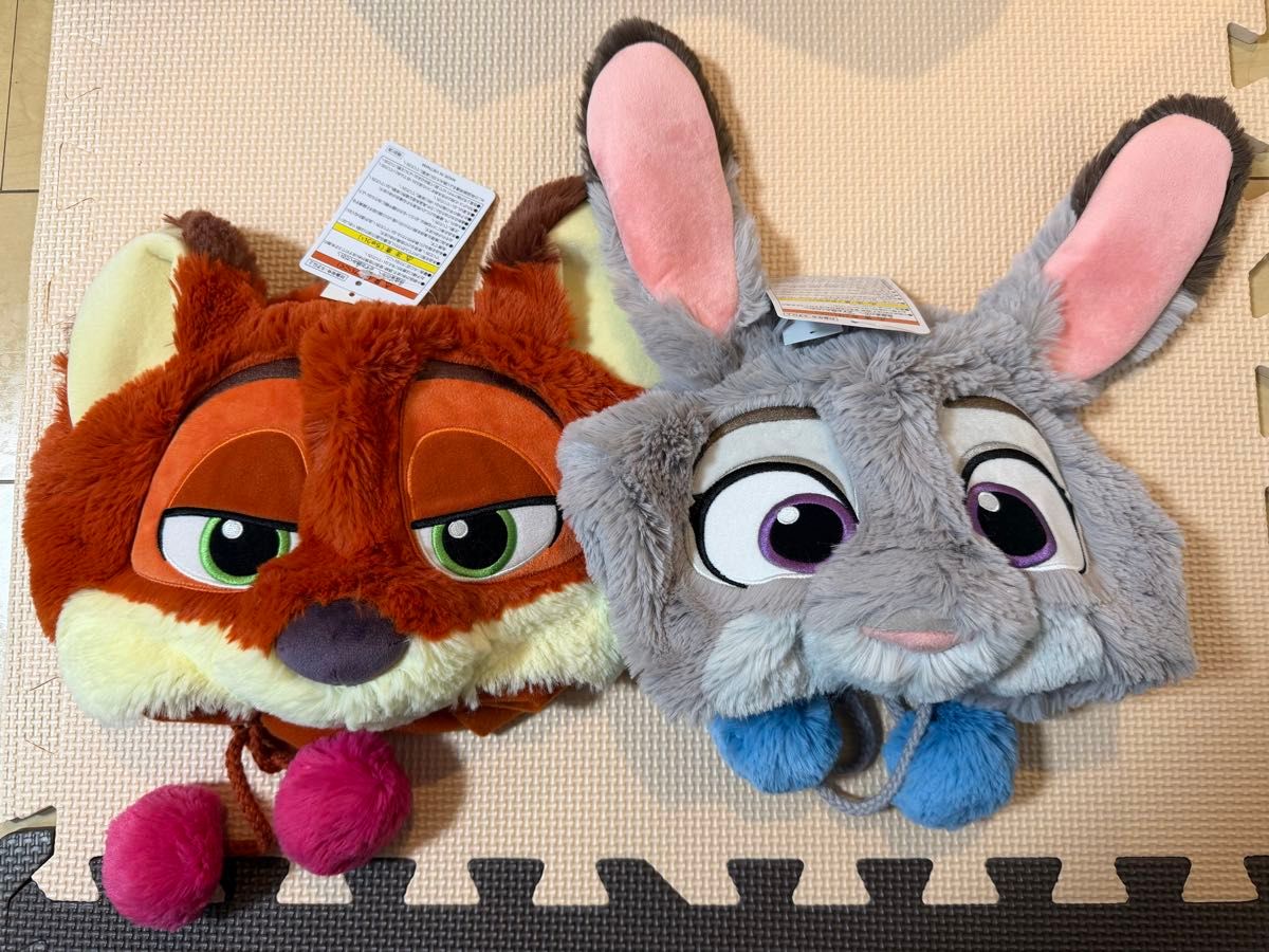 即日発送 上海ディズニー ズートピア ニック ジュディ ファンキャップ