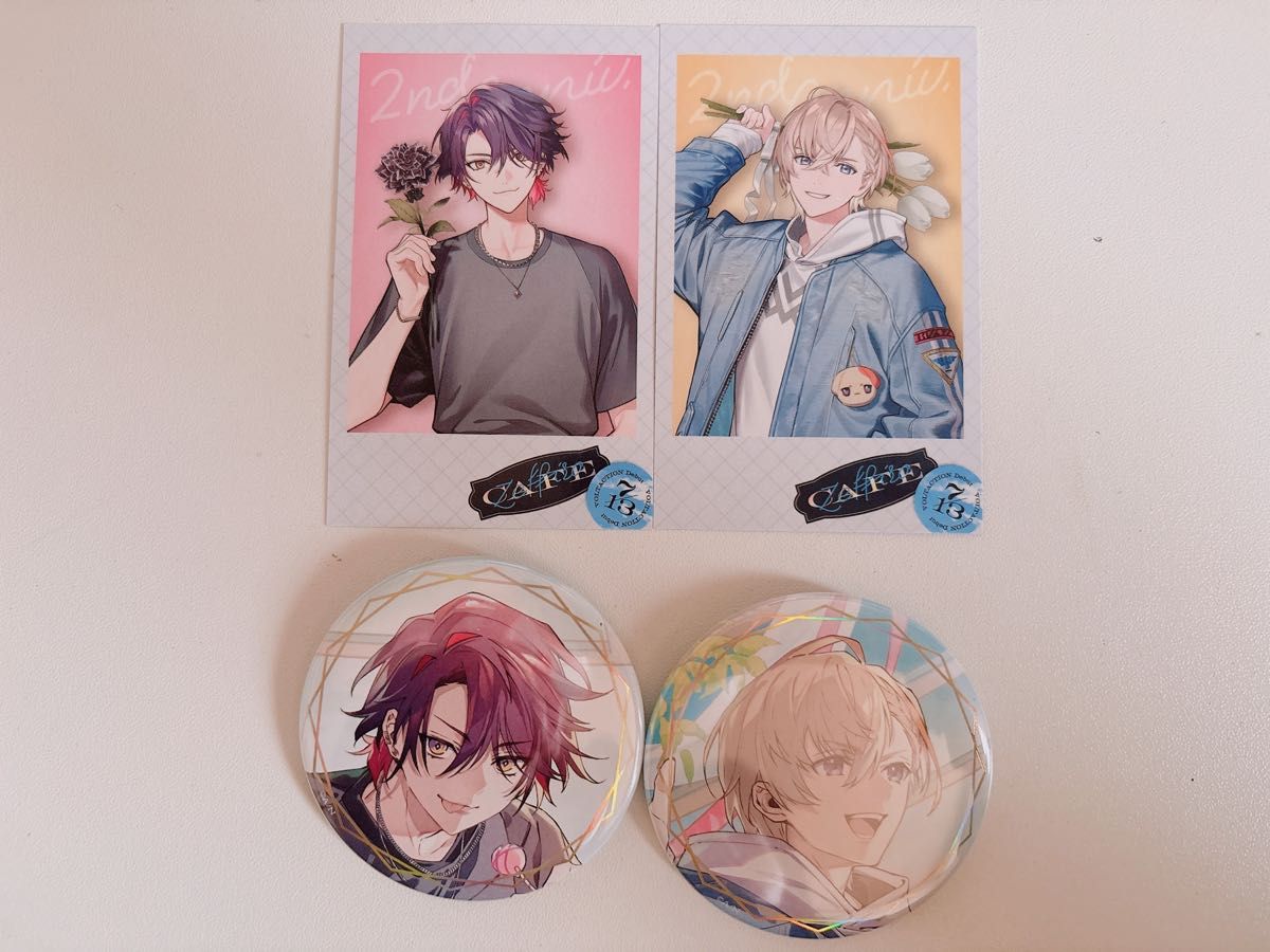 にじさんじ にじフェス OVERTURE 缶バッジ ホログラムカード 風楽 奏斗