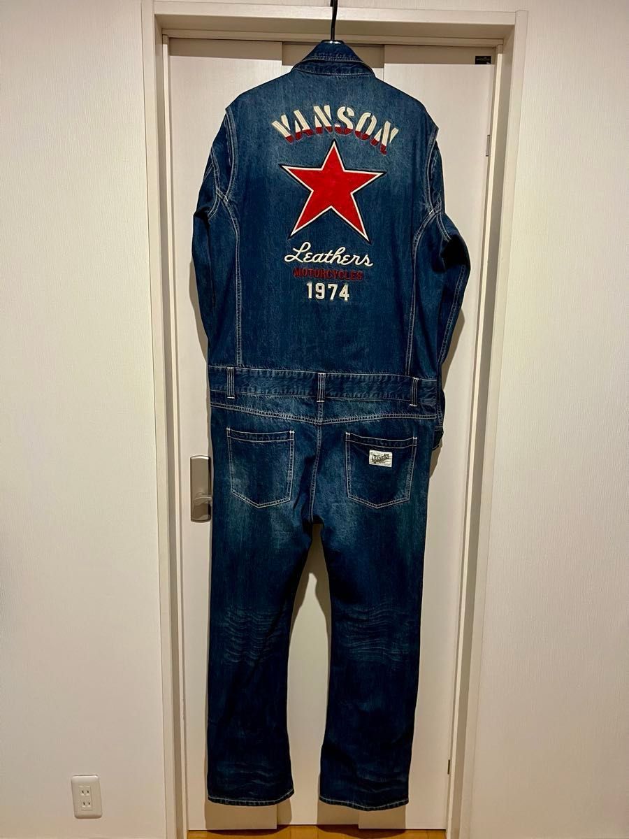 激レア 》 濃紺 インディゴデニム 【 ショーン・ジョン 】長袖ツナギ