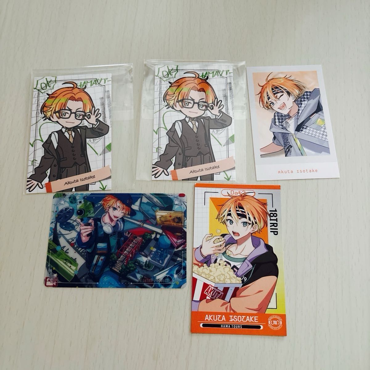 18TRIP エイトリ 五十竹 あく太 アニメイト カフェ 缶バッジ 1点